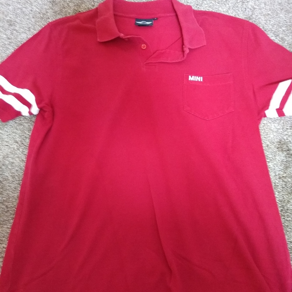 Mini Cooper Logo Polo Shirt Men's Size Small